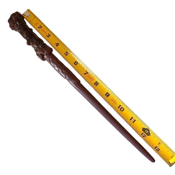 Harry Potter Ron Weasley Wand Magic Magical Brown Plastic Cosplay Halloween - Picture 2 of 13